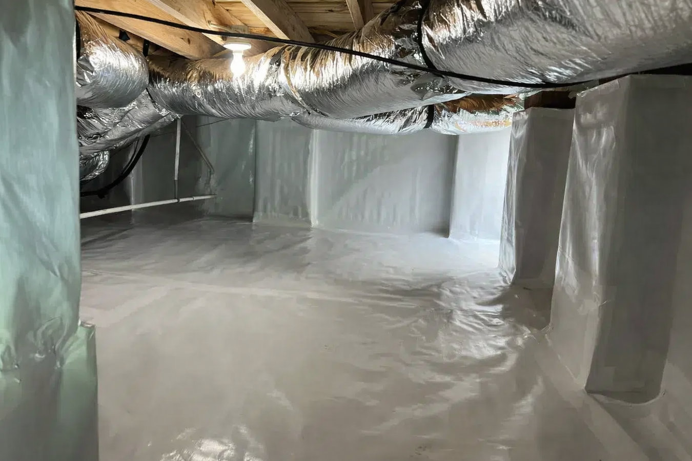 Crawl space vapor barrier in Abilene, TX