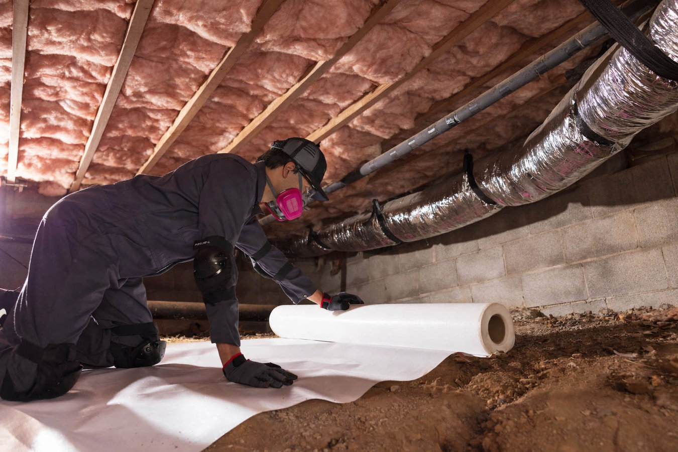 Vapor barrier installation